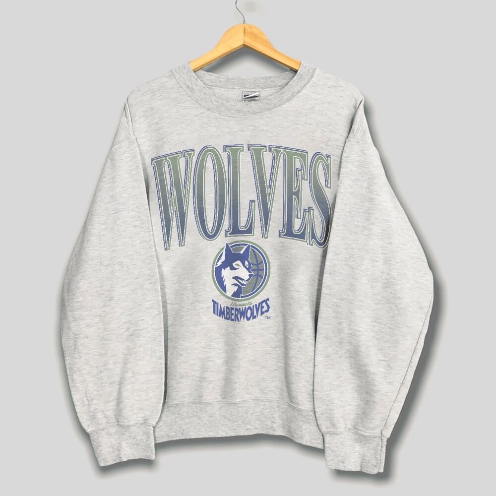 Vintage Minnesota Timberwolves Basketball Sweatshirt, Timberwolves NBA Shirt Tee